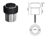 Purity Showerscreens and door bump stop Satin finish - SS304